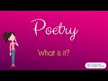 Exploring the Essentials of Poetry