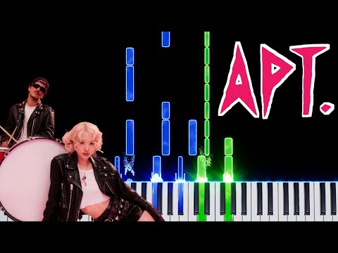 APT. - ROSÉ & Bruno Mars (Piano Tutorial)