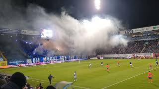Choreography of Hansa Rostock fans 18.02.2023