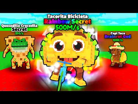I UNLOCKED EVERY NEW TACO BRAINROT in Roblox Steal A Brainrot!