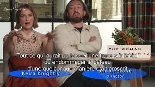(vostfr) Interview de Keira Knightley et Simon Stone pour La Disparue de la Cabine 10 (2025)