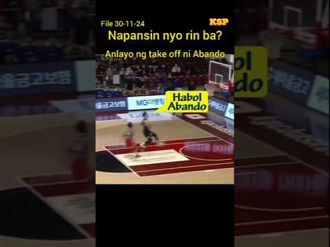 Rhenz Abando nag take off kahit malayo.