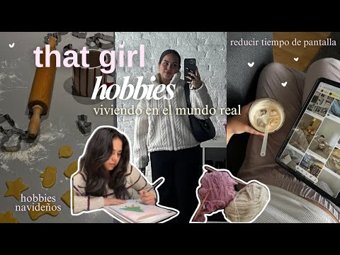 Hobbies navideños para conectar con el mundo real 🎀☁️🕯"that girl", amor propio, self-care