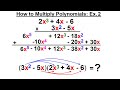 Multiplying Polynomials and Expressions