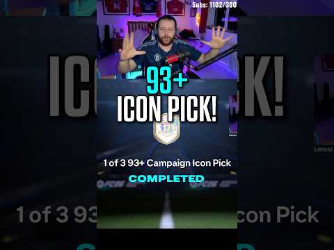 I Took The 93+ Campaign Icon Player Pick over SWAPS R9 😭 #fc26 #packopening