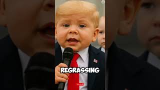 Trump said: ‘I know more about grass than any human being’ | Funny Baby Videos #shorts #ai