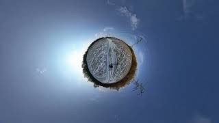 Insta 360 X4 mein erster Versuch des reframens im Insta 360 Studio (Winterland am See mit Hund)