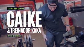 CAIKE PRO TREINO DE PERNAS ( COXAS, GLÚTEOS E PANTURRILHAS )