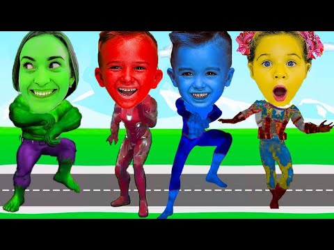 Wrong Heads Top Superheroes Hulk & Spiderman Team ~!  #WrongHead #superheroes #hulk
