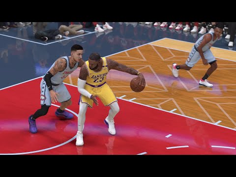 NBA 2K25 - Lakers/Wizards - LeBron Vando Double Doubles | #viralvideo #fyp