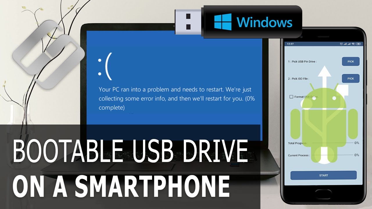 How to Create a Bootable USB Drive for Windows on an Android Smartphone Hetman Software