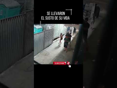 Jóvenes se llevan susto de su vida !!!!