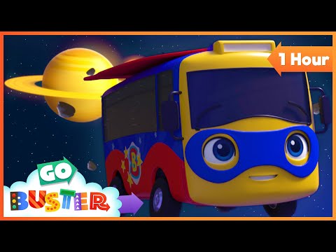Spaceman Buster Loves Stars, Planet & Colours! | Melody Time: Moonbug Kids Songs
