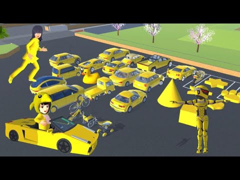 Yuta Kumpulin Semua Mobil Kuning Dirumah Makan Ramen  | SAKURA School Simulator