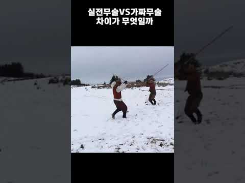 실전무술과 가짜무술의 차이(feat.무기술)