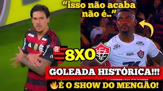 🔥SHOW RUBRO-NEGRO NO BRASILEIRÃO! FLAMENGO 8X0 VITÓRIA