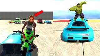 FRANKLIN CAR AN BIKE EXPERIMENT 😱 | INDIAN BIKE DRIVING 3D