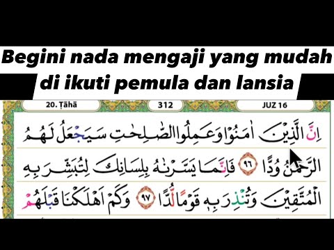 NADA BAGUS BUAT BELAJAR MENGAJI YANG BIKIN BETAH BELAJAR MEMBACA AL QUR'AN #juz16