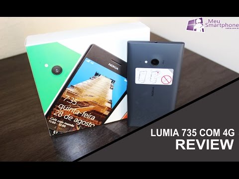 (PORTUGUESE) Review Nokia Lumia 735 com 4G português