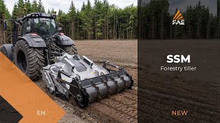 The FAE SSM forestry tiller for 170-300 hp tractors