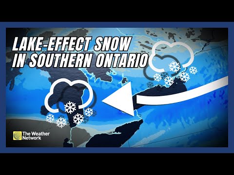 Lake-Effect Squalls Bring Snow to Southern Ontario