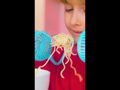 Cool your noodles fast 🍜❄️ Kid-approved!