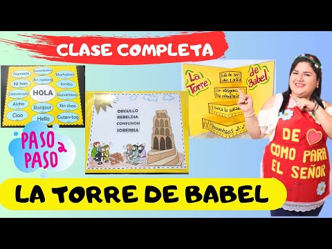 La Torre de Babel - Cómo se crearon los idiomas - Génesis 11 - Escuela Bíblica - Recursos didácticos