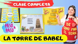 La Torre de Babel - Cómo se crearon los idiomas - Génesis 11 - Escuela Bíblica - Recursos didácticos