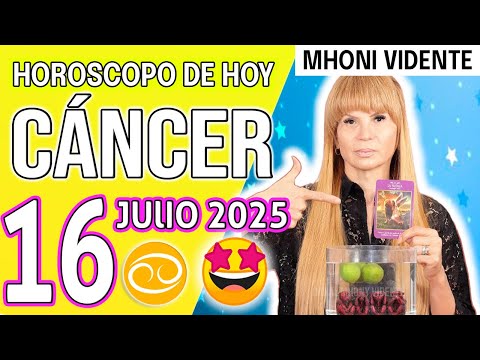 CÁNCER ♋ TE VA A DAR UN INFARTO❗️😱PROXIMAS 48 HORAS⏳HOROSCOPO De Hoy 16 De JULIO 2025  Mhoni Vidente