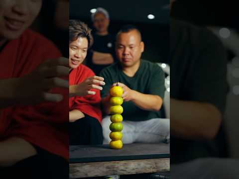 Cut the Mandarin orange with the sharp knife🔪✨@chankeTV @mokochan @jikkoshacho