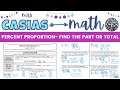 Finding Parts and Totals with Percent Proportions