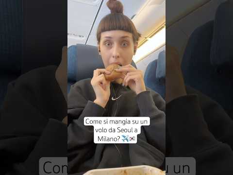 A voi piace mangiare in aereo? ✈️🇰🇷 #flight #korea #koreanfood #coreadelsur #food #kpop