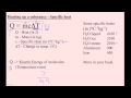Specific Heat Capacity Concepts