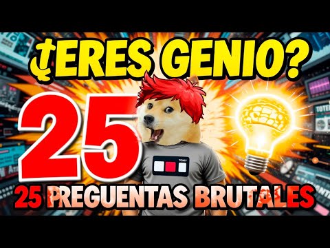 ❓Solo los más inteligentes responden estas 25 preguntas 😰 ¡La #7 te volará la cabeza!