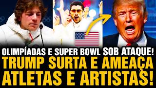 Trump ameaça equipe dos EUA e surta com Super Bowl em posts insanos enquanto protestos explodem! 😱🇺🇸