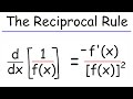 Derivatives and Rules of Differentiation