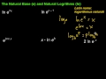 Exploring Properties of e and Natural Logarithms