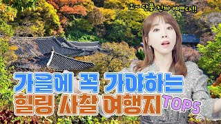 가을 필수여행코스 전국 사찰 명소 TOP5 "지금 놓치면 1년은 다시 기다려야해요!"