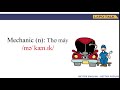 Nzira dzekudzidza mechanic
