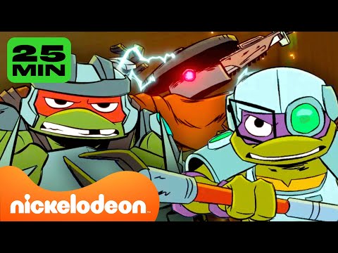 كل الروبوتات من حكايات سلاحف النينجا المراهقين 🦾 | نيكلوديون | Nickelodeon Arabia