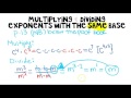 Mastering Multiplying and Dividing Exponents