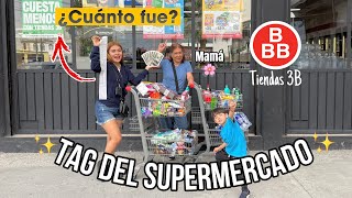 TAG DEL SUPERMERCADO/ Despensa para mi mamá🌸 Primera vez en tiendas 3B ✨ Ammy Alvarado 