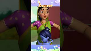 ನನ್ನ ಪ್ರೀತಿಯ ಕೃಷ್ಣ - Little Krishna Song | Kannada Rhymes & Cartoons | Infobells #kannadarhymes