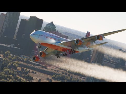 moments before the plane caught fire