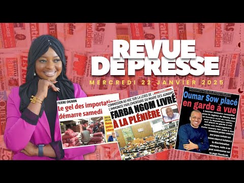 Revue de presse Xalaat TV du mercredi 22 janvier 2025 - Par Sokhna Aminata Diané