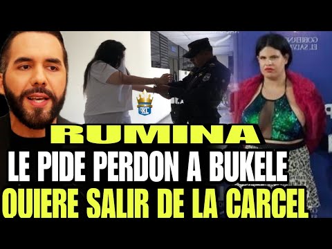 BOMBAZOO !! BOMBAZO RUMINA LE PIDE PERDON A NAYIB BUKELE , YA QUIERE SALIR DE LA CARCEL