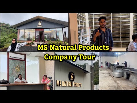 നമ്മളെ business🤑 എന്താണെന്ന് ചോദിച്ചവർക്ക് ഇതാ company tour😍Our New Company Tour-ms natural products