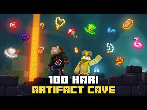 100 Hari Minecraft Hardcore Artifact Cave