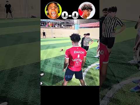 IShowSpeed vs Cristiano Junior🔥☠️ #footballshorts #football #shorts