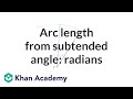 Understanding Arc Length and Radians